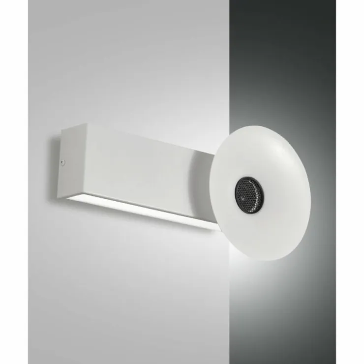 Luminaires Fabas Luce Appliques|Applique murale Fabas Luce Aretha LED Blanc, 1 lumière