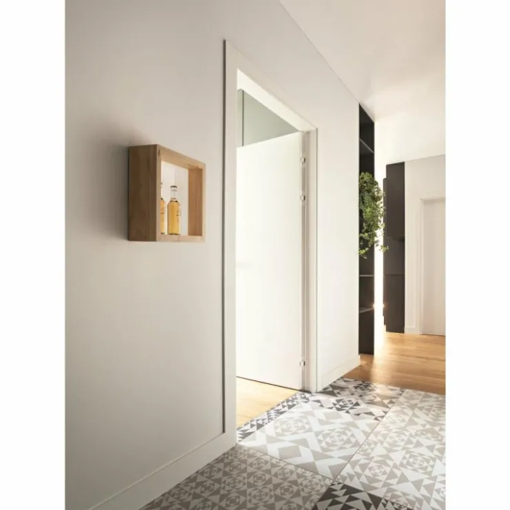 Luminaires Fabas Luce Éclairage Led|Applique murale Fabas Luce Window LED Brun, 1 lumière
