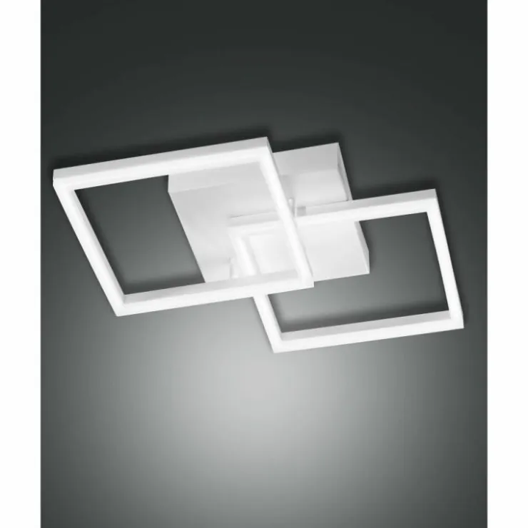 Luminaires Fabas Luce Éclairage Led|Applique murale Fabas Luce Bard LED Blanc, 1 lumière