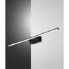 Applique murale Fabas Luce Nala LED Noir, 1 lumière