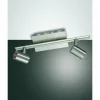 Luminaires Fabas Luce Spots Et Projecteurs|Applique murale Fabas Luce Tucson Nickel mat, 2 lumières