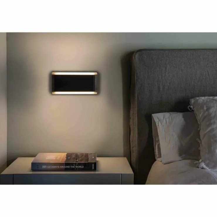Luminaires Faro Barcelona Appliques|Applique murale Faro Barcelona Mood Noir, 2 lumières