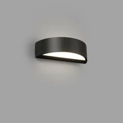 Applique murale Faro Barcelona Oval Gris, 1 lumière