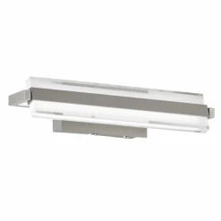 Luminaires Fischer & Honsel Éclairage Led|Applique murale Fischer & Honsel PAROS LED Nickel brillant, 1 lumière, Changeur de couleurs