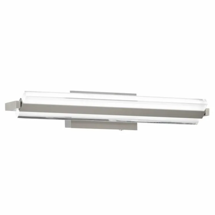 Luminaires Fischer & Honsel Appliques|Applique murale Fischer & Honsel PAROS LED Nickel brillant, 1 lumière, Changeur de couleurs
