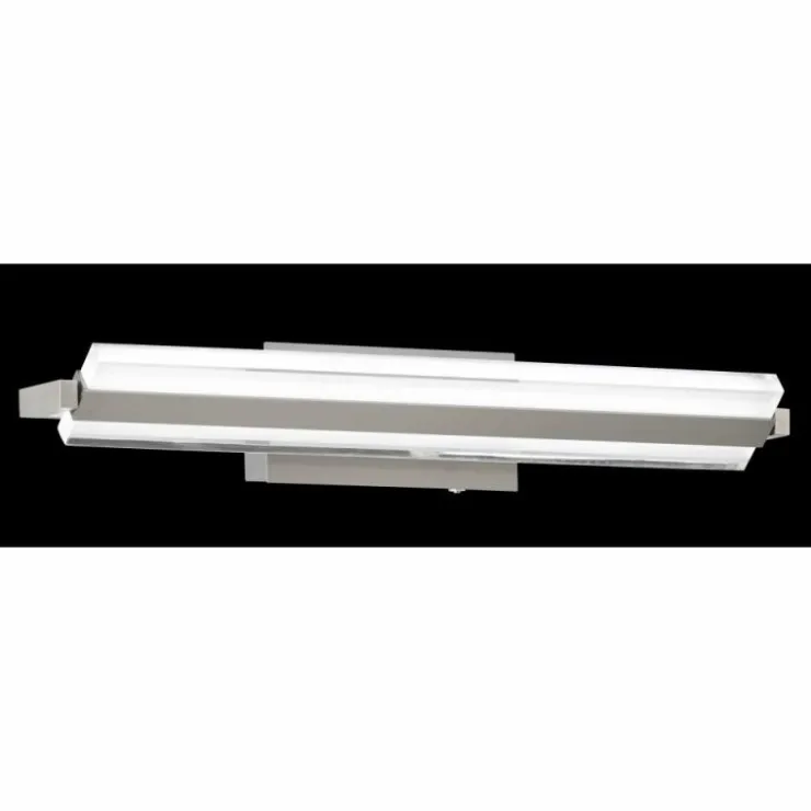 Luminaires Fischer & Honsel Appliques|Applique murale Fischer & Honsel PAROS LED Nickel brillant, 1 lumière, Changeur de couleurs