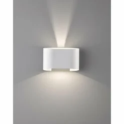 Luminaires Fischer & Honsel Éclairage Led|Applique murale Fischer & Honsel Wall LED Blanc, 2 lumières