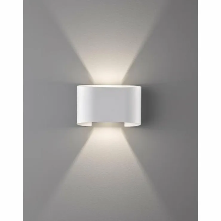 Luminaires Fischer & Honsel Éclairage Led|Applique murale Fischer & Honsel Wall LED Blanc, 2 lumières