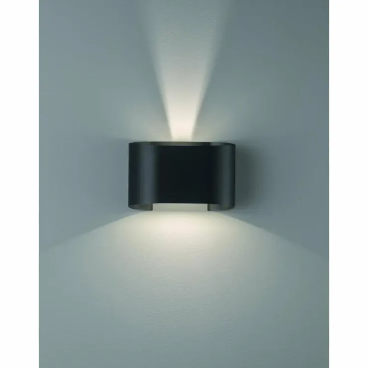 Luminaires Fischer & Honsel Éclairage Led|Applique murale Fischer & Honsel Wall LED Noir, 2 lumières