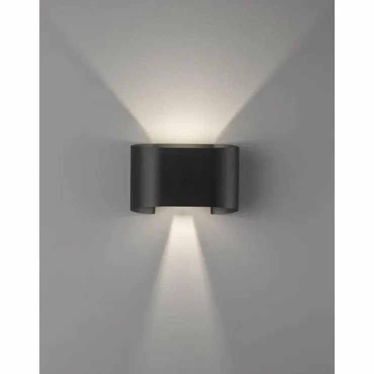 Luminaires Fischer & Honsel Éclairage Led|Applique murale Fischer & Honsel Wall LED Noir, 2 lumières