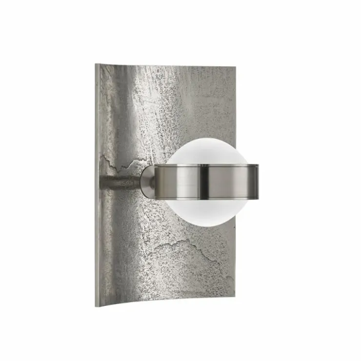 Luminaires Fischer & Honsel Appliques|Éclairage Led|Applique murale Fischer & Honsel Bondy LED Nickel mat, 1 lumière, Changeur de couleurs