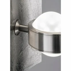 Luminaires Fischer & Honsel Appliques|Éclairage Led|Applique murale Fischer & Honsel Bondy LED Nickel mat, 1 lumière, Changeur de couleurs