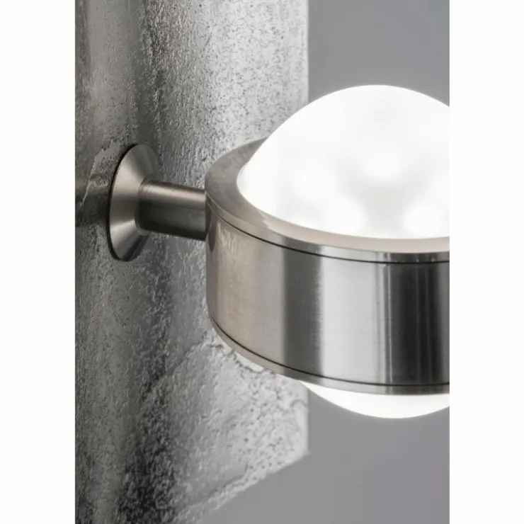 Luminaires Fischer & Honsel Appliques|Éclairage Led|Applique murale Fischer & Honsel Bondy LED Nickel mat, 1 lumière, Changeur de couleurs