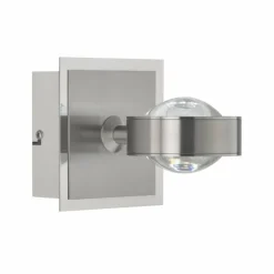 Luminaires Fischer & Honsel Appliques|Applique murale Fischer & Honsel Cluedo LED Nickel mat, 1 lumière