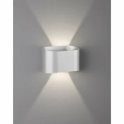 Applique murale Fischer & Honsel Wall LED Argenté, 2 lumières