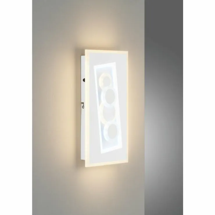 Luminaires Fischer & Honsel Éclairage Led|Applique murale Fischer & Honsel Ratio LED Blanc, 1 lumière