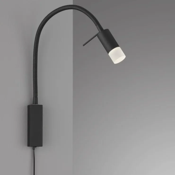 Luminaires Fischer & Honsel Éclairage Led|Applique murale Fischer & Honsel Seng LED Noir, 1 lumière