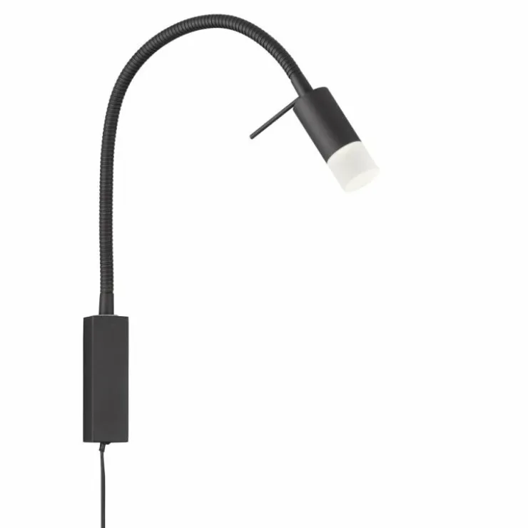 Luminaires Fischer & Honsel Éclairage Led|Applique murale Fischer & Honsel Seng LED Noir, 1 lumière