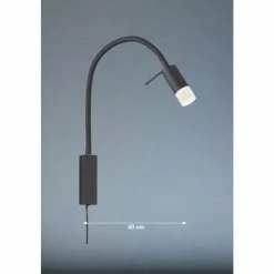 Luminaires Fischer & Honsel Éclairage Led|Applique murale Fischer & Honsel Seng LED Noir, 1 lumière