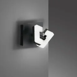 Luminaires Fischer & Honsel Éclairage Led|Applique murale Fischer & Honsel Ray LED Noir, 1 lumière