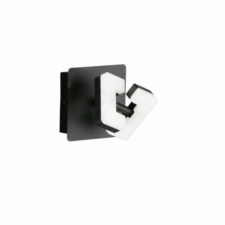Luminaires Fischer & Honsel Éclairage Led|Applique murale Fischer & Honsel Ray LED Noir, 1 lumière