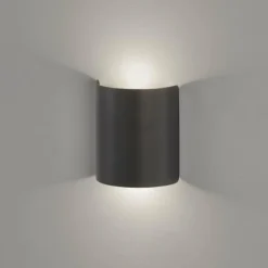 Luminaires Fischer & Honsel Éclairage Led|Applique murale Fischer & Honsel Halv LED Noir, 2 lumières