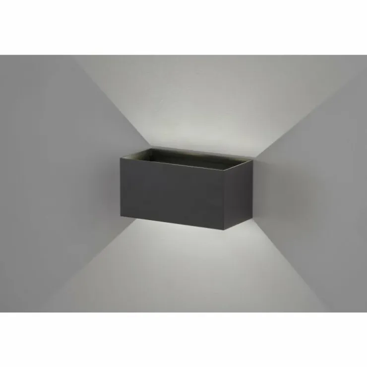 Luminaires Fischer & Honsel Éclairage Led|Applique murale Fischer & Honsel Wallo LED Noir, 4 lumières