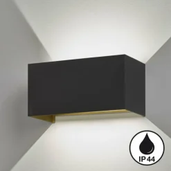 Luminaires Fischer & Honsel Éclairage Led|Applique murale Fischer & Honsel Wallo LED Noir, 4 lumières