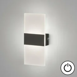 Luminaires Fischer & Honsel Éclairage Led|Applique murale Fischer & Honsel Foder LED Noir, 1 lumière