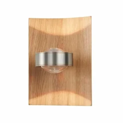 Luminaires Fischer & Honsel Appliques|Applique murale Fischer & Honsel SHINEWOOD LED Nickel mat, 1 lumière