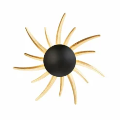 Luminaires Fischer & Honsel Éclairage Led|Applique murale Fischer & Honsel Sol LED Noir, 1 lumière