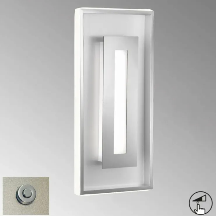 Luminaires Fischer & Honsel Éclairage Led|Applique murale Fischer-Honsel Bug LED Chrome, 1 lumière