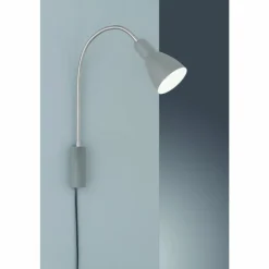 Luminaires Fischer & Honsel Appliques|Applique murale Fischer-Honsel Lolland Gris, 1 lumière