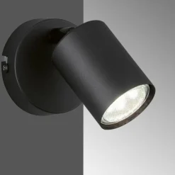 Luminaires Fischer & Honsel Appliques|Applique murale Fischer-Honsel Vano Noir, 1 lumière