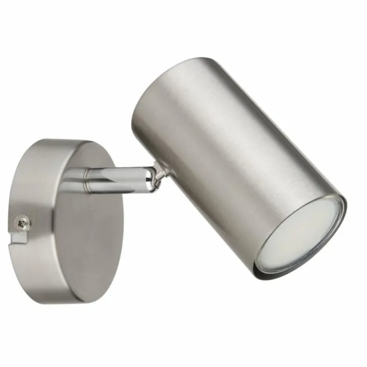 Luminaires Globo Lighting Spots Et Projecteurs|Applique murale Globo ALLVI Nickel mat, 1 lumière