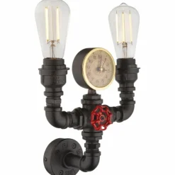 Luminaires Globo Lighting Appliques|Applique murale Globo BAYUDA Noir, 2 lumières