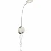 Luminaires Globo Lighting Éclairage Led|Applique murale Globo Deniz LED Nickel mat, 1 lumière