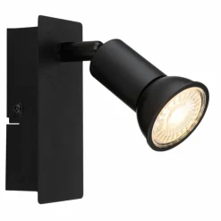 Luminaires Globo Lighting Spots Et Projecteurs|Applique murale Globo DREW Noir, 1 lumière