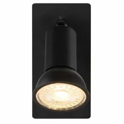 Luminaires Globo Lighting Spots Et Projecteurs|Applique murale Globo DREW Noir, 1 lumière