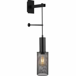 Luminaires Globo Lighting Appliques|Applique murale Globo JEDD Noir, 1 lumière