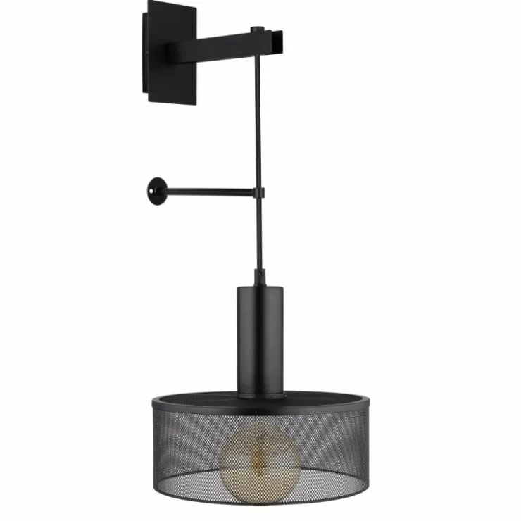 Luminaires Globo Lighting Appliques|Applique murale Globo JEDD Noir, 1 lumière