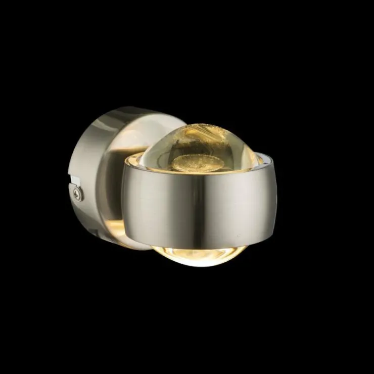 Luminaires Globo Lighting Éclairage Led|Applique murale Globo LED Nickel mat, 2 lumières