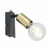 Luminaires Globo Lighting Spots Et Projecteurs|Applique murale GLOBO LILIANA Vieux laiton, Noir, 1 lumière