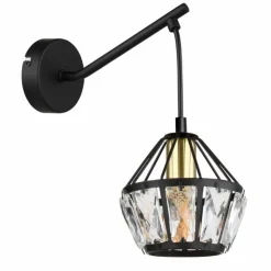 Luminaires Globo Lighting Appliques|Applique murale Globo LOIS Laiton, Noir, 1 lumière