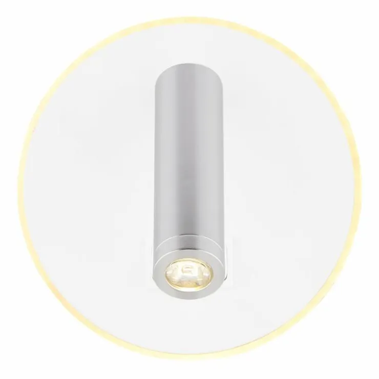 Luminaires Globo Lighting Éclairage Led|Applique murale Globo MANY LED Nickel mat, Blanc, 1 lumière