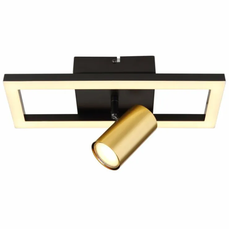 Luminaires Globo Lighting Éclairage Led|Applique murale Globo MARRIE LED Laiton, Noir, 1 lumière