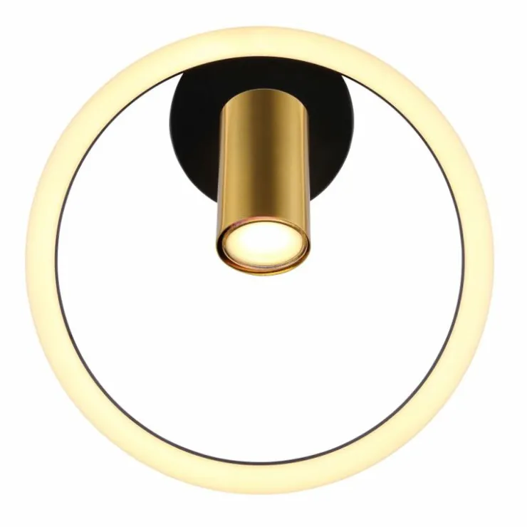 Luminaires Globo Lighting Éclairage Led|Applique murale Globo MARRIE LED Laiton, Noir, 1 lumière