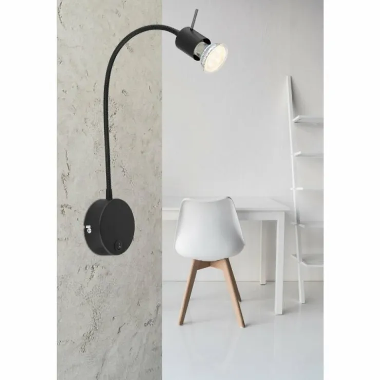 Luminaires Globo Lighting Appliques|Applique murale Globo MILLY Noir, 1 lumière