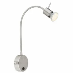 Luminaires Globo Lighting Appliques|Applique murale Globo MILLY Nickel mat, 1 lumière