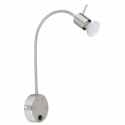 Luminaires Globo Lighting Appliques|Applique murale Globo MILLY Nickel mat, 1 lumière